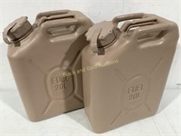 (2) NEW U.S. Military 20L Gas Canisters