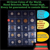 20 Great Coins of the World, hand selected, many t