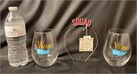 Squad Party Headband & Whalecome Stemless Wines
