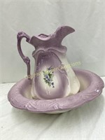 Ironstone pitcher & Basin