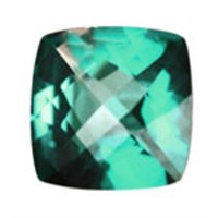 Genuine 7mm Antique Cushion Paraiba Topaz