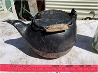 Cast Iron Tea Pot & Nails