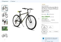 N2050  Hiland Mountain Bike for Men Women, 24 26 i