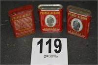3 Vintage Prince Albert Cans