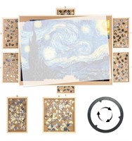 $60 RONMALL 1500 Piece Rotating Puzzle Board