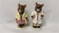 Vintage Schmid Muriel & Doctor John 4" Figurines