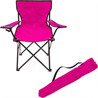 Trademark Folding Camp Chair  19.5L x 31W