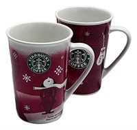 2009 & 2010 Starbucks Christmas Mugs