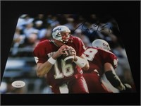 Ryan Leaf Signed 8x10 Photo JSA COA