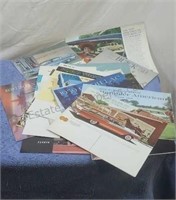 Vintage Automobile pamphlets.