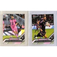 (2) 2024 Topps Now Lionel Messi