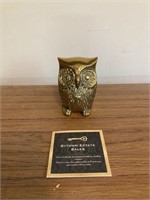 Brass Owl Figurine