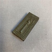 Civil War Era Tin Miniature Matchstick Holder