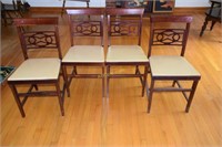 4 Folding Chairs -  Vintage & Mid Century Modern