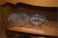 Footed Bowl & Bowl w/ Stand