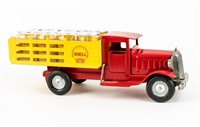 Vintage Stamped Steel 1930s Shell Delivery Truck