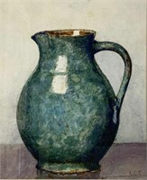 Watercolor attributed to Louis Comfort Tiffany.
