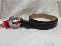 Justin Leather Belt Sz 32
