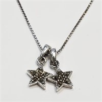 $100 Silver Marcasite Necklace