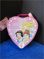 DISNEY PRINCESSES METAL LUNCH BOX - HEART SHAPED