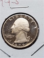 1979-S Clad Proof Washington Quarter