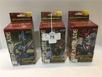 2007 (3) Dreamblades Booster Pack Boxes