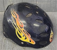Kids Flaming Bike Helmet