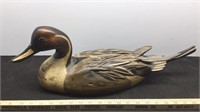 21" TOM TABER Hand carved Duck Decoy