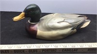 11" mallard wood duck decoy