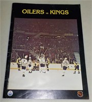 March 21, 1981 Oilers Vs Kings Game Program