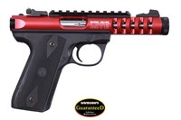 RED Ruger 22/45 Lite .22LR Pistol, 4.4" 1/2-28 Thr