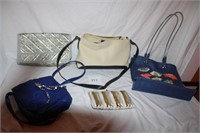 5 PURSES BOX LOT