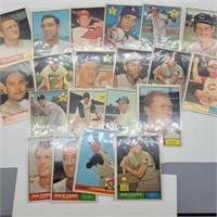 20- TOPPS 1961 BASEBALL CARDS