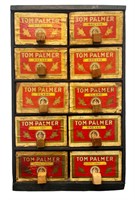 POPS CASEY Folk Art Multi Drawer Cigar Box