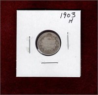 CANADA 1903H SILVER DIME