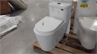 1Pc 16" Dual Flush Toilet