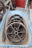 Wheels for Off Bearing Cart For Sawmill