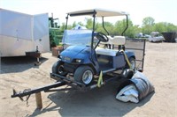 1997 EZGO Golf Cart W/ Trailer & Cab Enclosure