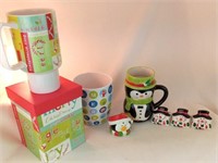 Penguin Coffee Cup crazing) Christmas Coffee Cups