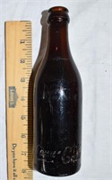 EARLY 20c ROANOKE VA. AMBER COCA-COLA BOTTLE