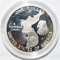 COIN - 1oz SILVER KOREA COMMEMORATIVE DOLLAR