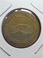 Mass transit administration token