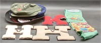 (O) Letter Jacket Patches ,Girl Scouts Banner,