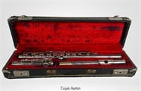 Vintage 1940's-1950's French Flute in Hard Case
