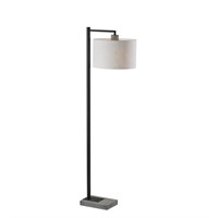 Devin 60.75 in. H Black Floor Lamp