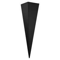 Trigo 3 1-Light Matte Black Wall Sconce