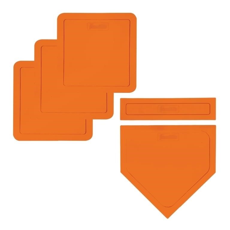 C882  Franklin Sports Baseball Base Set Orange