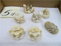 (5) Ivory Style Netsukes, Etc.