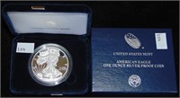 2016W Proof Silver Eagle (papers & box).