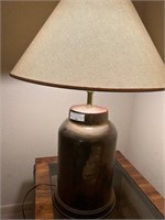 Hammered Copper Lamp